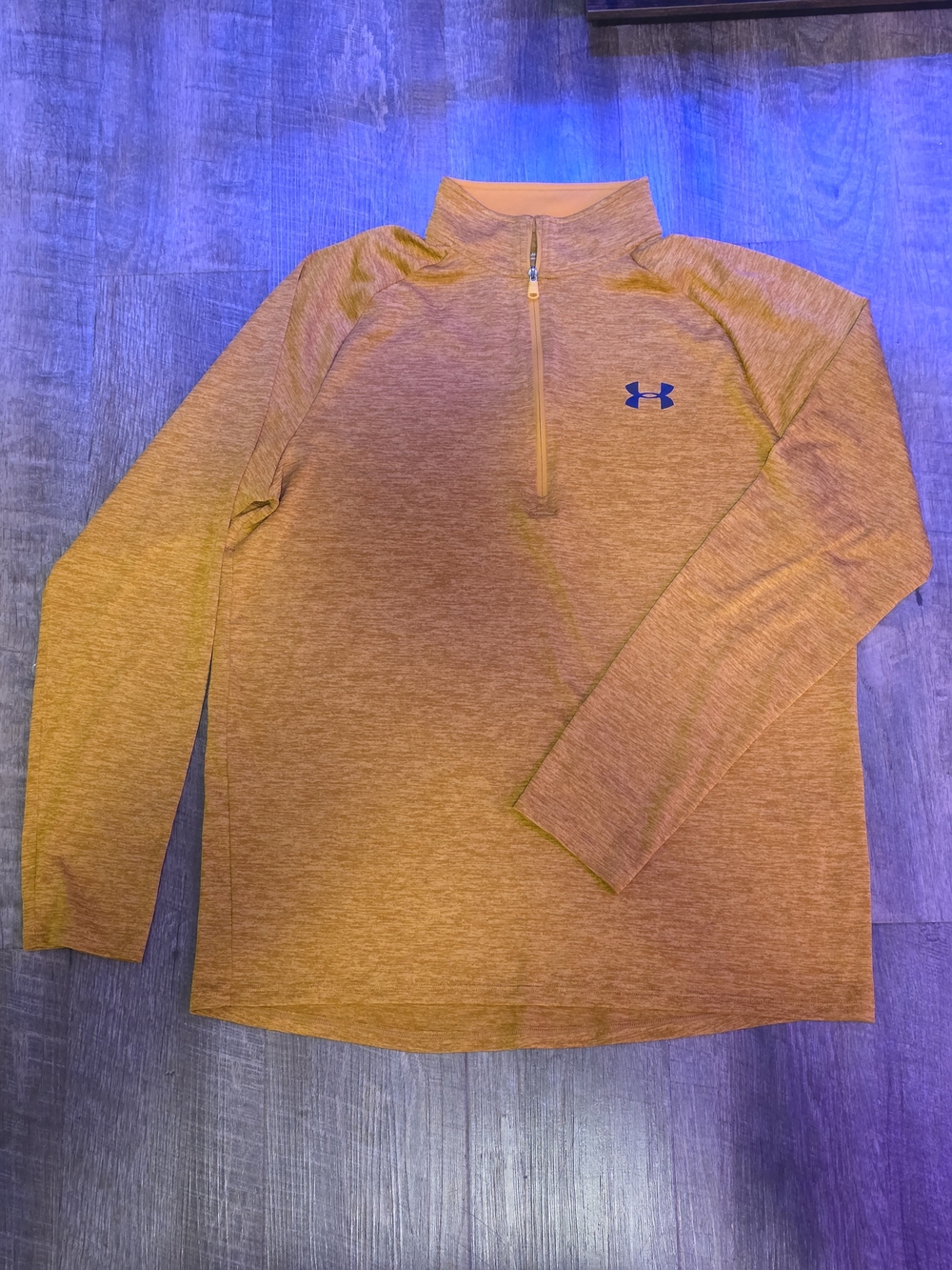 Under Armour Men’s Yellow Half-Zip Performance Top